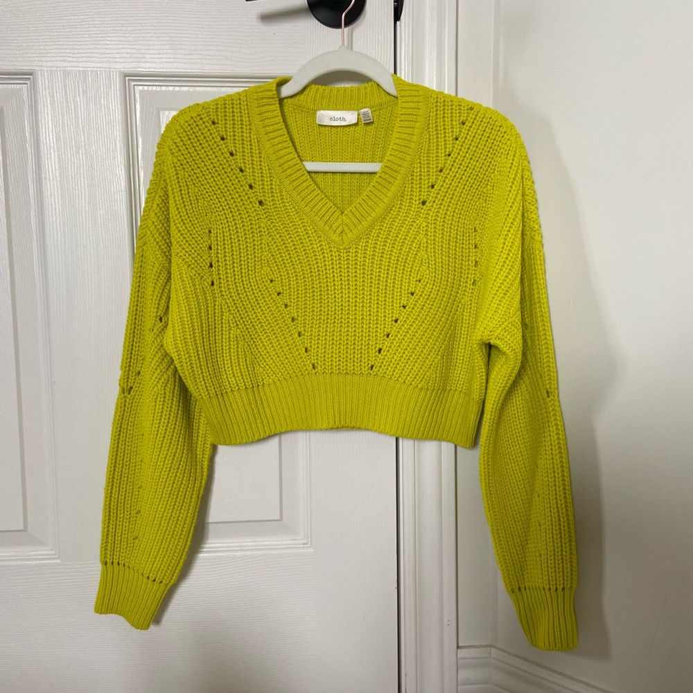 Cloth by RD Cropped Knit Sweater
